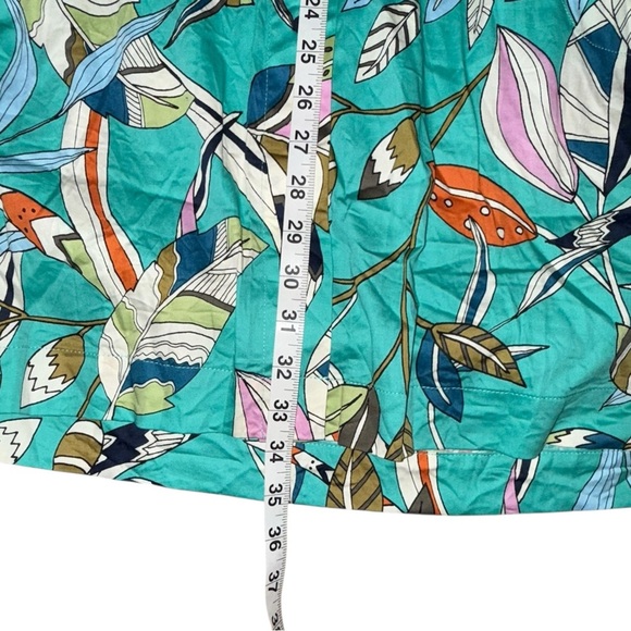 NIC+ZOE Rivera Botanical Shirtdress In Green Multi - XXL - Picture 11 of 14